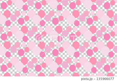 ピンクの風船の背景素材 ピンクの風船の背景素材 135966077