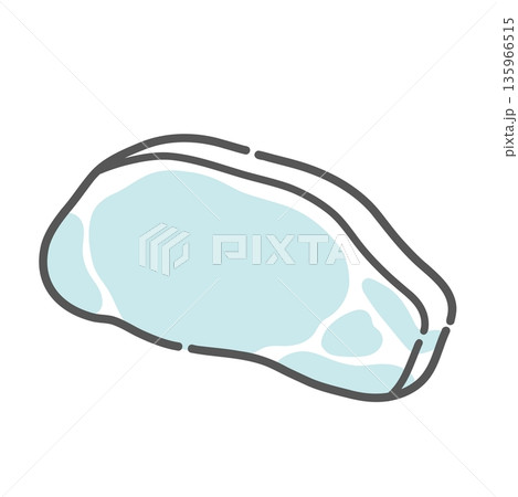 豚肉のイラスト（ビタミンB1/疲労回復） 135966515