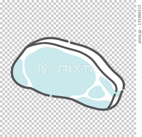 豚肉のイラスト（ビタミンB1/疲労回復） 135966515