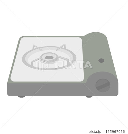 カセットコンロのイラスト 135967056
