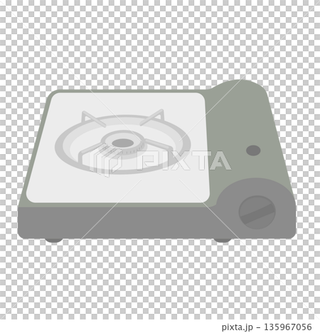 カセットコンロのイラスト 135967056