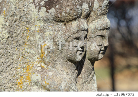 安曇野穂高 水色の時道祖神 安曇野穂高 水色の時道祖神 135967072