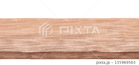 Seamless wooden table top border with empty rustic surface, subtle texture, creating natural copy space for food, product mockups, packaging, flat lay designs, seasonal backgrounds, editorial layouts Seamless wooden table top border with empty rustic surface, subtle texture, creating natural copy space for food, product mockups, packaging, flat lay designs, seasonal backgrounds, editorial layouts 135969563