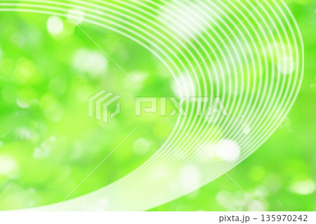 新緑　曲線　合成 135970242