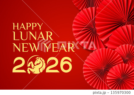 Red decorations brighten the Lunar New Year 135970300