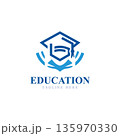 Smart logo illustration for education, academy, team, university 135970330