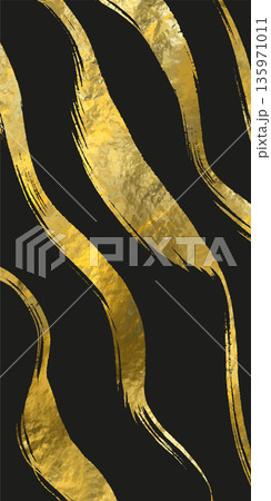 Abstract Gold Brush Stroke Vector Banner Abstract Gold Brush Stroke Vector Banner 135971011