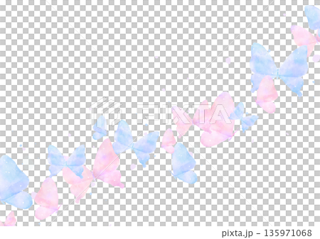 水彩風でやさしく描かれた蝶々のイラスト素材|蝶々, 水彩, 昆虫, 自然 水彩風でやさしく描かれた蝶々のイラスト素材|蝶々, 水彩, 昆虫, 自然 135971068