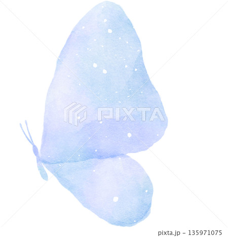 水彩風でやさしく描かれた蝶々のイラスト素材|蝶々, 水彩, 昆虫, 自然 水彩風でやさしく描かれた蝶々のイラスト素材|蝶々, 水彩, 昆虫, 自然 135971075