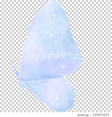 水彩風でやさしく描かれた蝶々のイラスト素材|蝶々, 水彩, 昆虫, 自然 水彩風でやさしく描かれた蝶々のイラスト素材|蝶々, 水彩, 昆虫, 自然 135971075