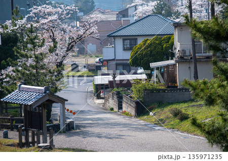 三重県 亀山市 関宿 西の追分 宿場町の町並み 三重県 亀山市 関宿 西の追分 宿場町の町並み 135971235