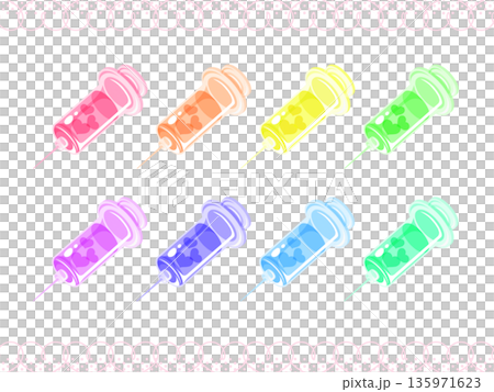 Syringe Full Heart Syringe Full Heart 135971623