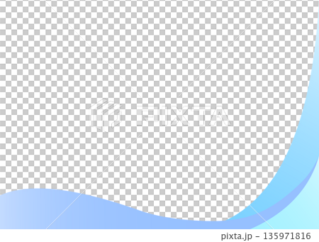 簡潔的曲線背景，邊框 135971816