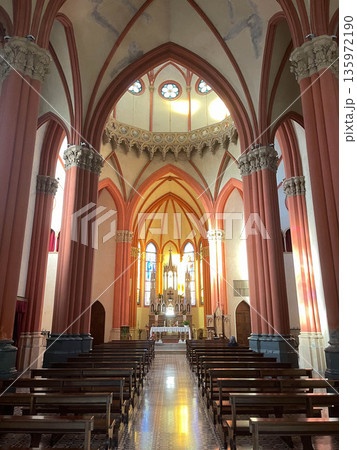Neogothic Chiesa Parrocchiale di Santa Maria di Venezzano, Bologna. Italy Neogothic Chiesa Parrocchiale di Santa Maria di Venezzano, Bologna. Italy 135972190