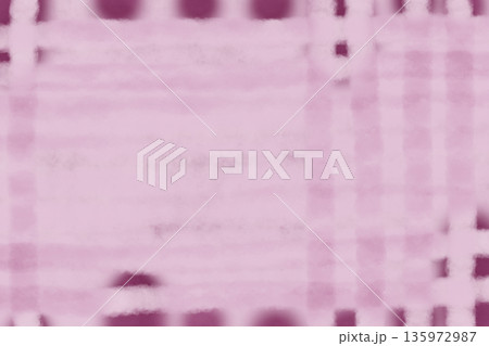 イラスト素材: やさしい和柄のピンク色背景とえんじ色抽象柄 135972987