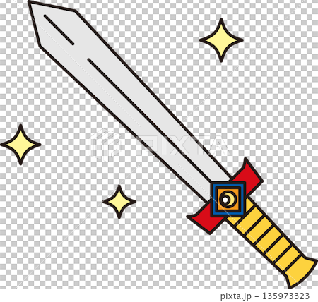 A toy-like Western-style sword 135973323