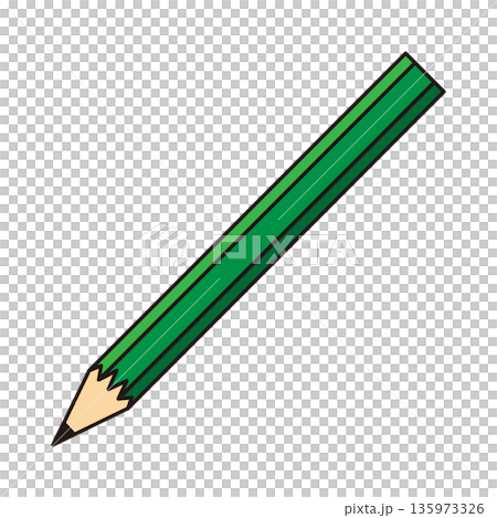 Simple pencil illustration Simple pencil illustration 135973326