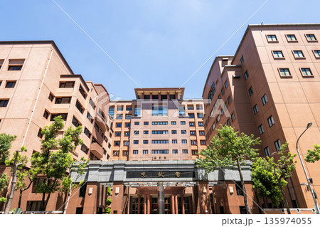 Building view of the Examination Yuan of Taipei, Taiwan. It is responsible for validating the qualifications of government civil servants. Building view of the Examination Yuan of Taipei, Taiwan. It is responsible for validating the qualifications of government civil servants. 135974055