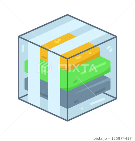 Illustration of layer Illustration of layer 135974417