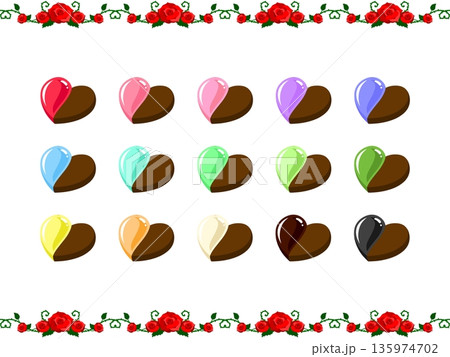 ハートチョコクッキー ハートチョコクッキー 135974702