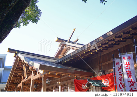 三重県伊勢市猿田彦神社社殿-1 135974911