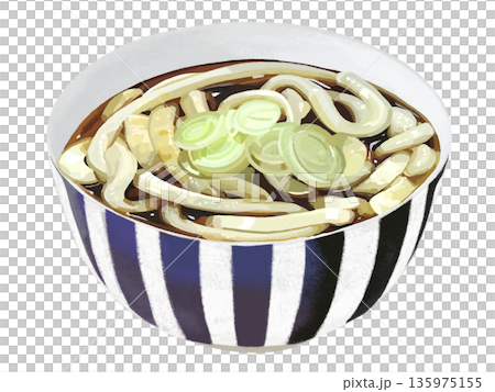 Ise udon (striped bowl) 135975155