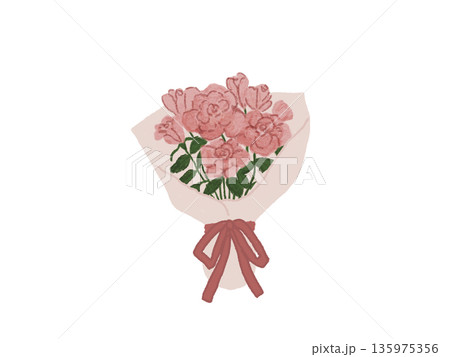 バラの花束 135975356