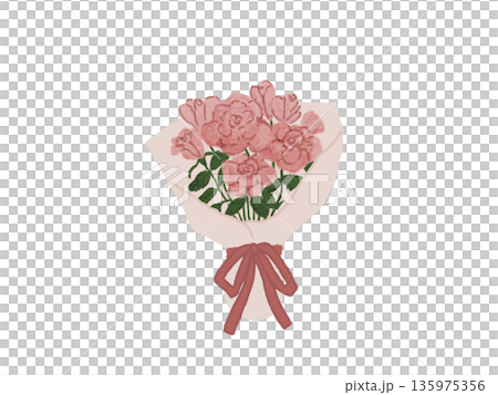 バラの花束 135975356