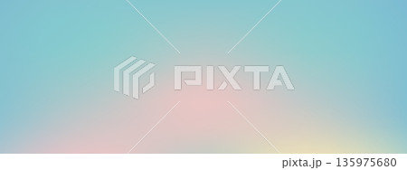 Abstract sunrise gradation background with light yellow, pink and sky blue blend. Smooth horizontal gradient texture. Abstract sunrise gradation background with light yellow, pink and sky blue blend. Smooth horizontal gradient texture. 135975680