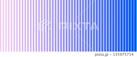 Futuristic ribbed glass texture with neon gradient. Abstract vertical stripe background with vibrant blue, purple and pink colors. Futuristic ribbed glass texture with neon gradient. Abstract vertical stripe background with vibrant blue, purple and pink colors. 135975714