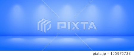 Limbo blue background with light shadow. Abstract studio gradient bg. Modern banner with empty space for advertising text. Vector illustration. Limbo blue background with light shadow. Abstract studio gradient bg. Modern banner with empty space for advertising text. Vector illustration. 135975728