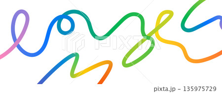 Abstract swirl line background. Colorful wavy ribbons and gradient pattern elements for playful backgrounds. Squiggle vector shapes. Abstract swirl line background. Colorful wavy ribbons and gradient pattern elements for playful backgrounds. Squiggle vector shapes. 135975729