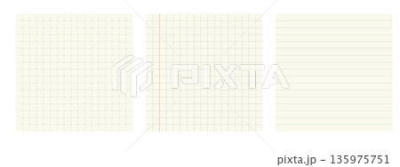 Bullet journal planner sheets. Collection of notebook page templates for notes. Minimalist printable paper set. Bullet journal planner sheets. Collection of notebook page templates for notes. Minimalist printable paper set. 135975751