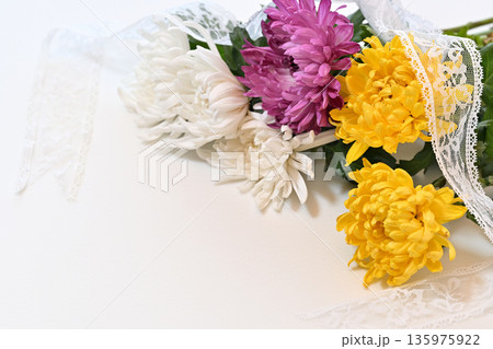菊の花 告別式イメージ 菊の花 告別式イメージ 135975922
