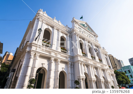 The Holy House of Mercy in Senado Square(Largo do Senado), Macau, is a UNESCO World Heritage Site. 135976268