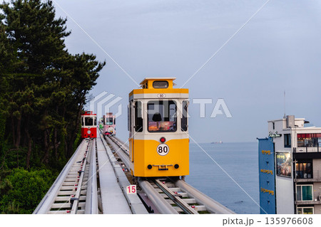 釜山 カプセル列車 チョンサ浦 釜山 カプセル列車 チョンサ浦 135976608