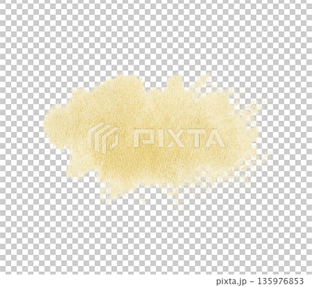Rich golden watercolor stain with elegant paper texture,evoking luxury and high value.Abstract background,with warm metallic sheen for premium branding,exclusive designs,opulent packaging 135976853