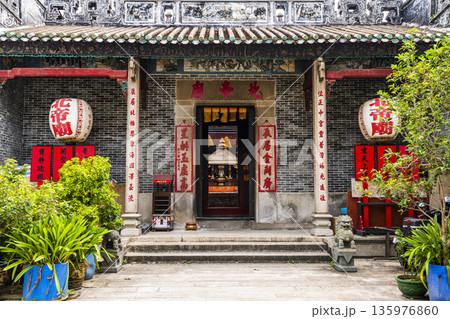 Old building view of Pak Tai Temple in Taipa, Macau. Old building view of Pak Tai Temple in Taipa, Macau. 135976860