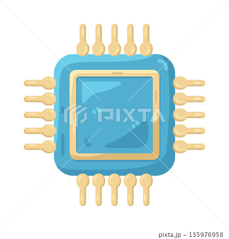 Illustration of chip 135976958