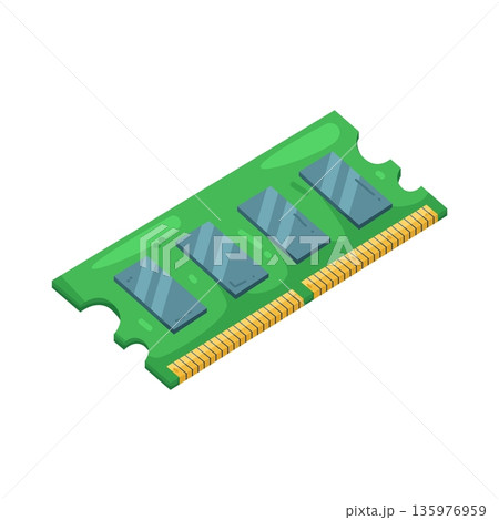Illustration of RAM Illustration of RAM 135976959