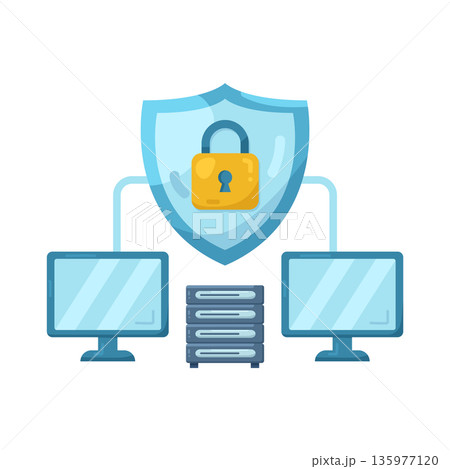 Illustration of Network security 135977120