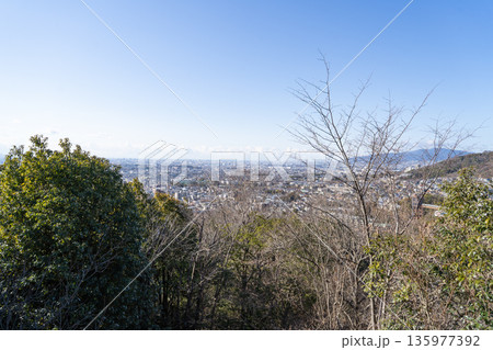 才ヶ原トレッキングルートの展望台から見た景色(明治の森箕面国定公園) 才ヶ原トレッキングルートの展望台から見た景色(明治の森箕面国定公園) 135977392