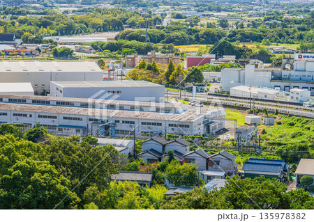 豊橋市の街並み(愛知県) 豊橋市の街並み(愛知県) 135978382