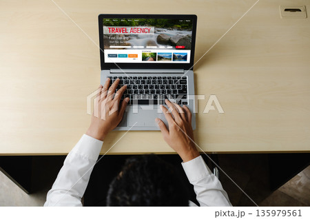 Online travel agency website for modish search and travel planning 135979561
