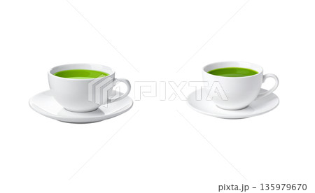 An image of a teacup on a white background. An image of a teacup on a white background. 135979670
