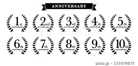 月桂冠 アニバーサリーロゴ モノクロ 1st〜10th セット 135979875