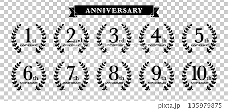 月桂冠 アニバーサリーロゴ モノクロ 1st〜10th セット 135979875