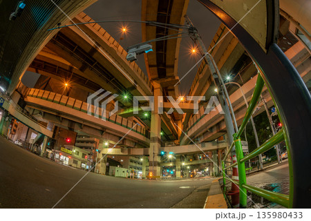 東京都　箱崎ジャンクション・首都高速 135980433