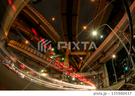 東京都 箱崎ジャンクション・首都高速 東京都 箱崎ジャンクション・首都高速 135980437