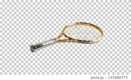 Badminton rackets and shuttlecocks, sports equipment on a white background. Badminton rackets and shuttlecocks, sports equipment on a white background. 135980775